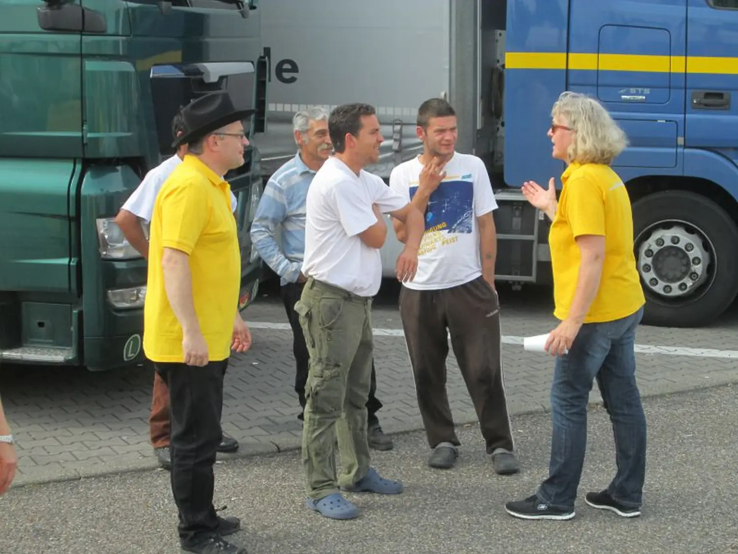 Truckerfest auf der A8 Shell-Autohof Kirchheim