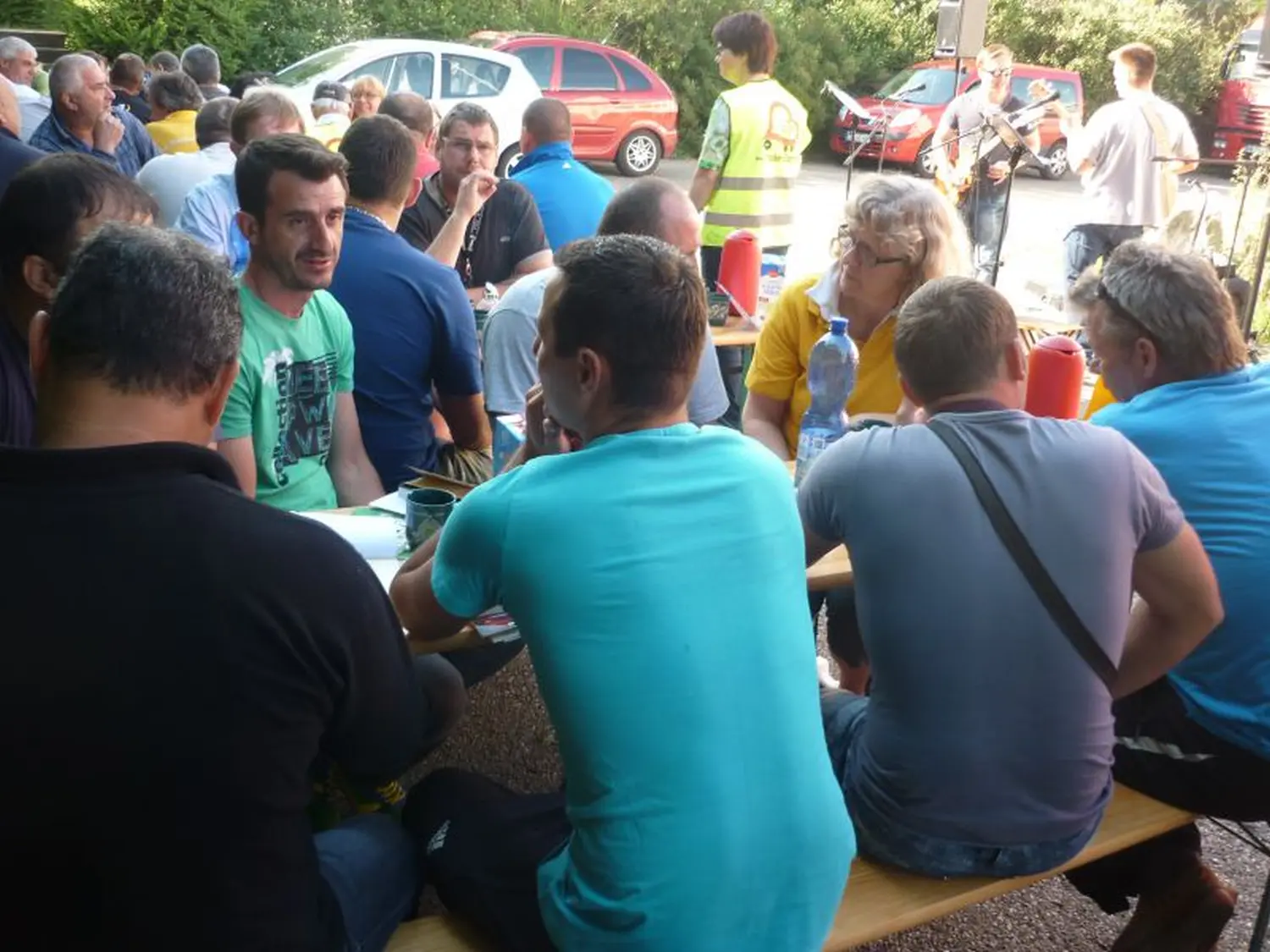 Truckerfest auf der A8 Shell-Autohof Kirchheim