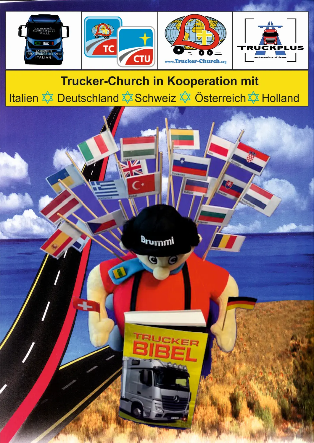 TC Netzwerk - Flaggen-Plakat